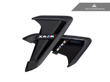 Load image into Gallery viewer, AutoTecknic Dry Carbon Gloss Black Fender Trim Set - F97 X3M | F98 X4M