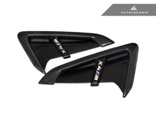 Load image into Gallery viewer, AutoTecknic Dry Carbon Gloss Black Fender Trim Set - F97 X3M | F98 X4M