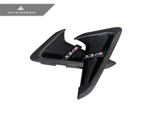 Load image into Gallery viewer, AutoTecknic Dry Carbon Gloss Black Fender Trim Set - F97 X3M | F98 X4M