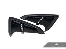Load image into Gallery viewer, AutoTecknic Dry Carbon Gloss Black Fender Trim Set - F97 X3M | F98 X4M