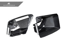 Load image into Gallery viewer, AutoTecknic Dry Carbon Podium Front Bumper Lower Vent Set - G87 M2