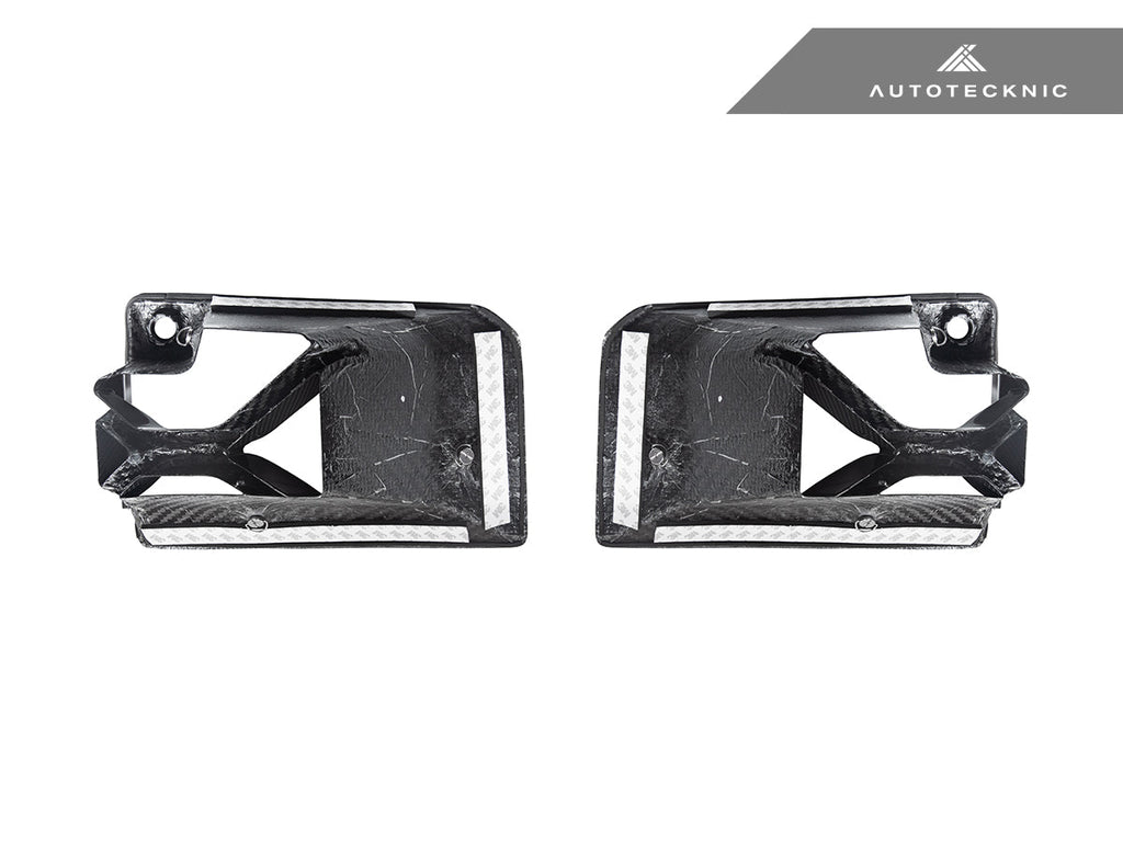 AutoTecknic Dry Carbon Podium Front Bumper Lower Vent Set - G87 M2