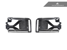 Load image into Gallery viewer, AutoTecknic Dry Carbon Podium Front Bumper Lower Vent Set - G87 M2