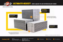 Load image into Gallery viewer, CSF #8134 Air-to-Water Bar &amp; Plate Intercooler Core 8.5L x 4.5H x 6W