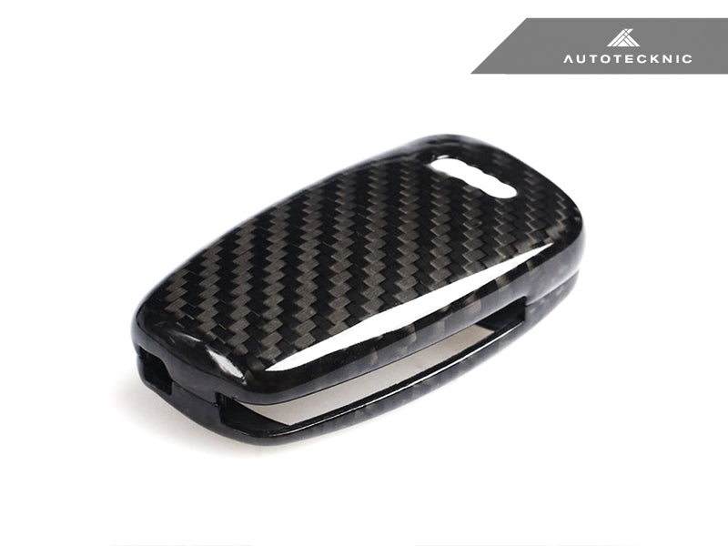 Custom Made Carbon Fiber Key Fob Cover For Audi RSQ8 - Black