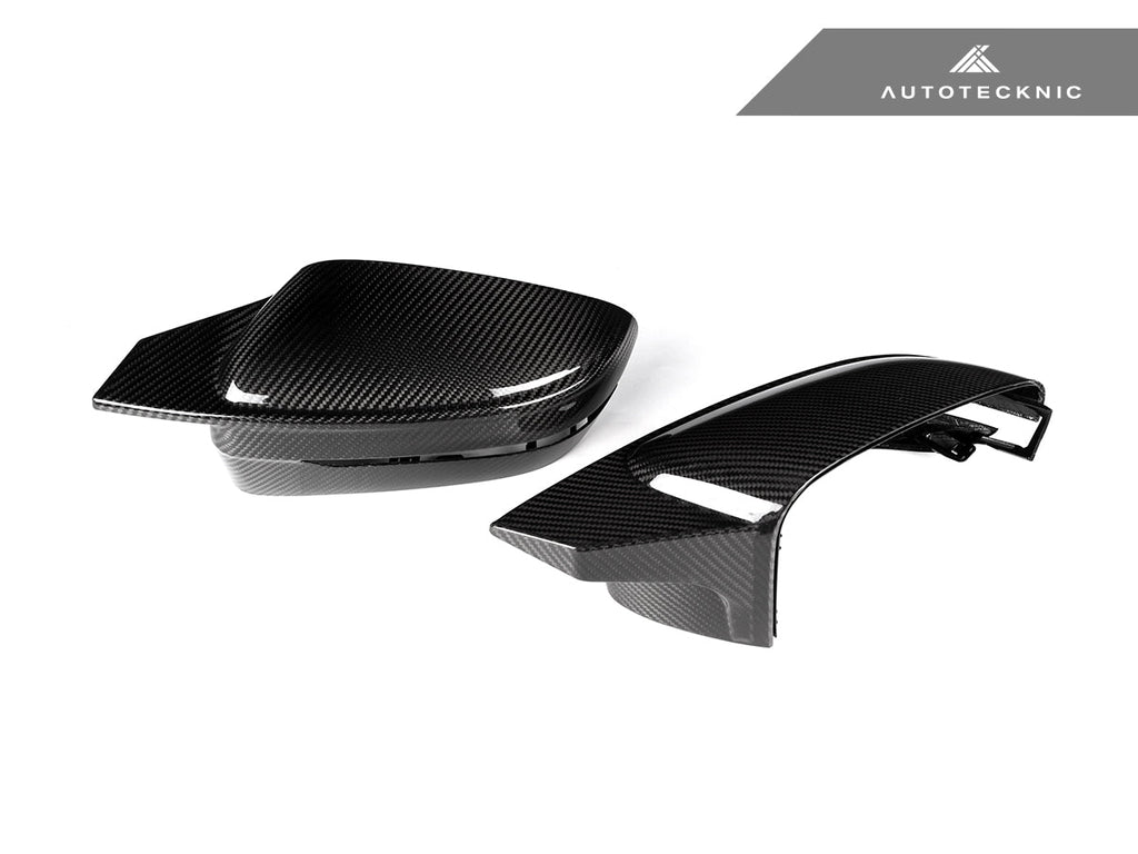AutoTecknic G8X Style M-Inspired Version II Dry Carbon Mirror Covers - G20 3-Series | G22 4-Series - AutoTecknic USA