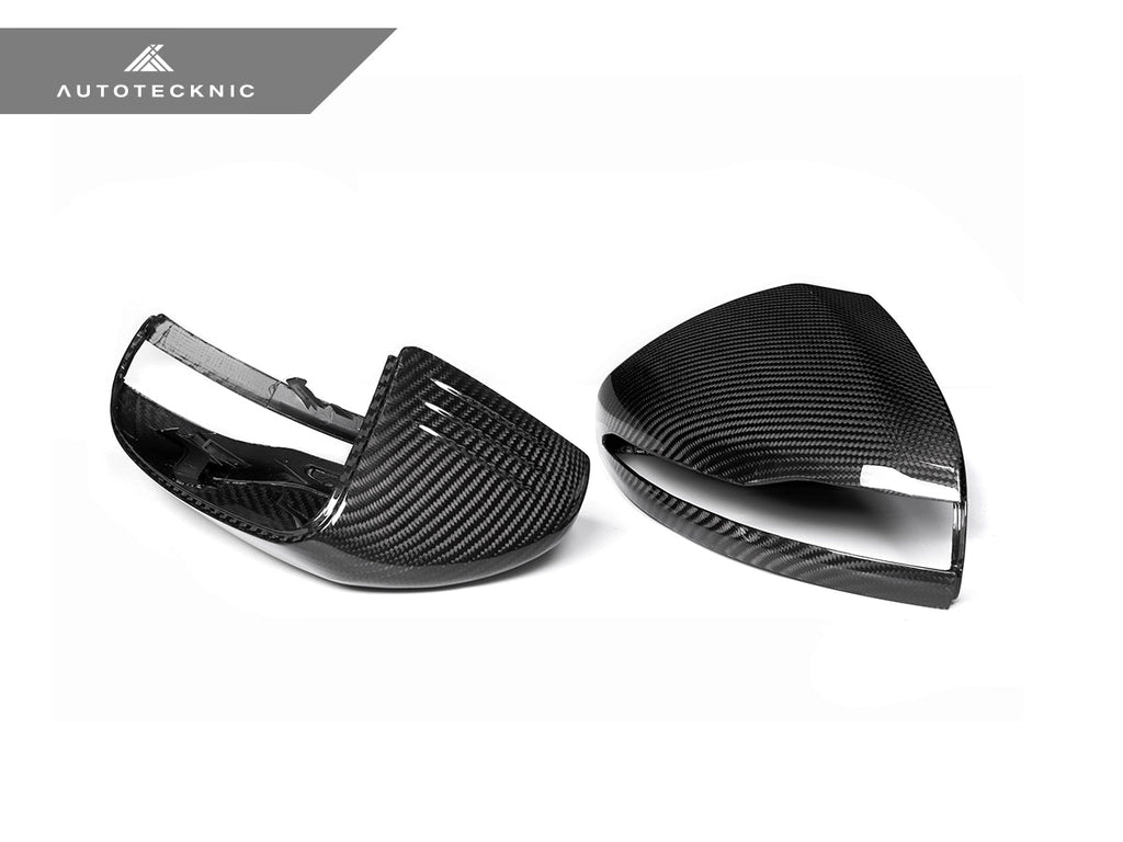 AutoTecknic Replacement Version II Dry Carbon Mirror Covers - Mercedes-Benz W205 C-Class - AutoTecknic USA