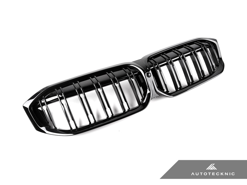 AutoTecknic Painted Glazing Black Dual-Slat Front Grilles - G20 3-Series LCI - AutoTecknic USA