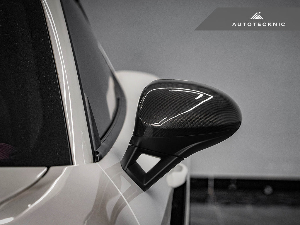 AutoTecknic Replacement Carbon Fiber Mirror Covers - Porsche 718 Cayman | Boxster - AutoTecknic USA