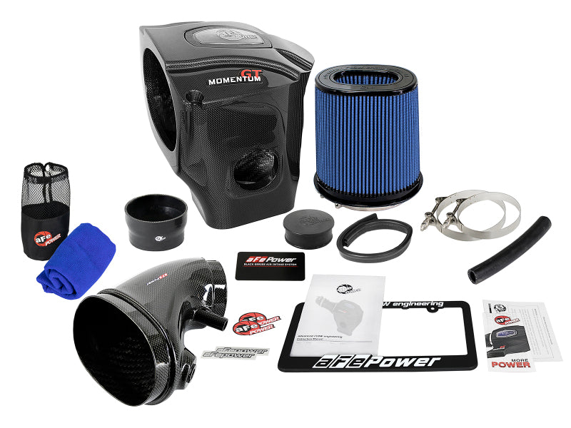 aFe Momentum Black Series Carbon Fiber Pro 5R Air Intake System 11-19 Dodge Charger SRT8 6.4L