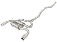 Load image into Gallery viewer, aFe MACHForce XP SS-304 Polish Tip 2.5in Dia Cat Back Exhaust 12-14 BMW 335i (F30) 3.0L (t)