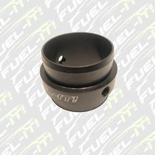 Load image into Gallery viewer, 2.5&quot; ID BILLET CHARGE PIPE COUPLER WITH TWO 1/8&quot; NPT / METH BUNGS