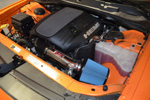 Load image into Gallery viewer, Injen 11-19 Dodge Challenger Hemi 5.7L V8 Wrinkle Black Power-Flow Air Intake System w/Heat Shield