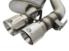 Load image into Gallery viewer, aFe MACHForce XP 3in 304 SS Axle-Back Dual Exhaust (NPP) w/ Polished Tips 16-17 Camro SS V8-6.2L
