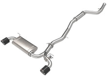 Load image into Gallery viewer, aFe POWER Takeda 2021 Toyota Supra 2.0L (t) 2.5in-3in 304 SS CB Exhaust w/ Carbon Tips