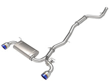 Load image into Gallery viewer, aFe POWER Takeda 2021 Toyota Supra 2.0L (t) 2.5in-3in 304 SS CB Exhaust w/ Blue Tips