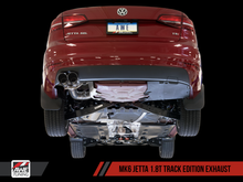 Load image into Gallery viewer, AWE Tuning Mk6 GLI 2.0T - Mk6 Jetta 1.8T Track Edition Exhaust - Diamond Black Tips