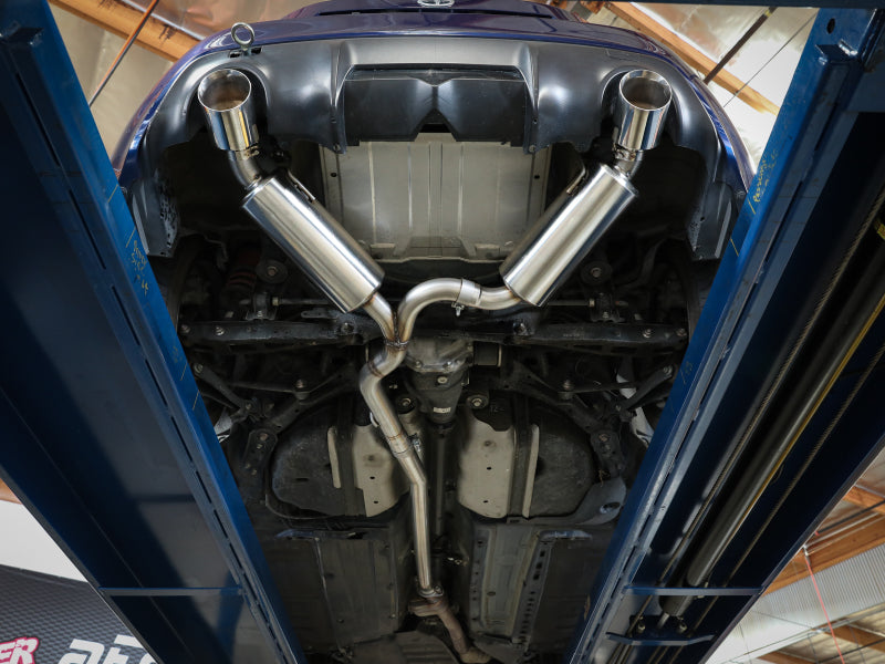 aFe Takeda Exhaust Axle-Back 13-15 Scion FRS / Subaru BRZ 304SS Carbon Fiber Dual Tips Exhaust