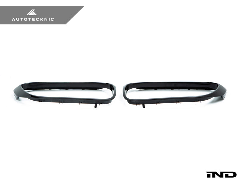 AutoTecknic Replacement Glazing Black Front Grilles Surrounds - F90 M5 - AutoTecknic USA