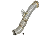 Toyota Supra A90 AFE Power Twisted Steel Down-Pipe (Race Series)
