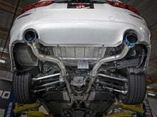 Load image into Gallery viewer, aFe Takeda 2.5in 304 SS Axle-Back Exhaust w/ Blue Flame Tips 16-18 Infiniti Q50 V6-3.0L (tt)