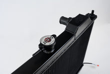 Load image into Gallery viewer, CSF 96-07 Mitsubishi Evo 4/5/6/7/8/9 Full-Slim Radiator w/12in Fan &amp; Shroud/-16AN - Black