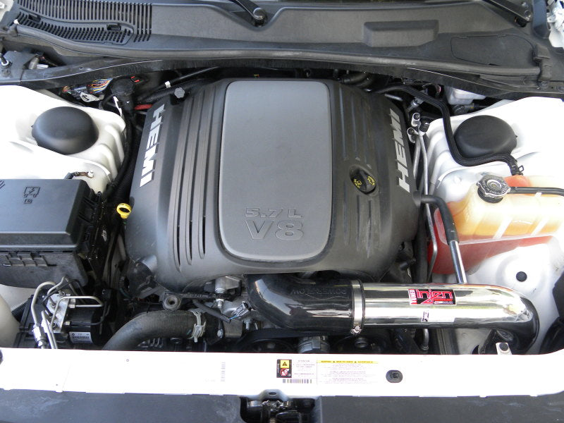 Injen 09-14 Dodge Challenger Hemi 5.7L V8 SRT-8 6.1L 5.7L V8 Polished Power-Flow Air