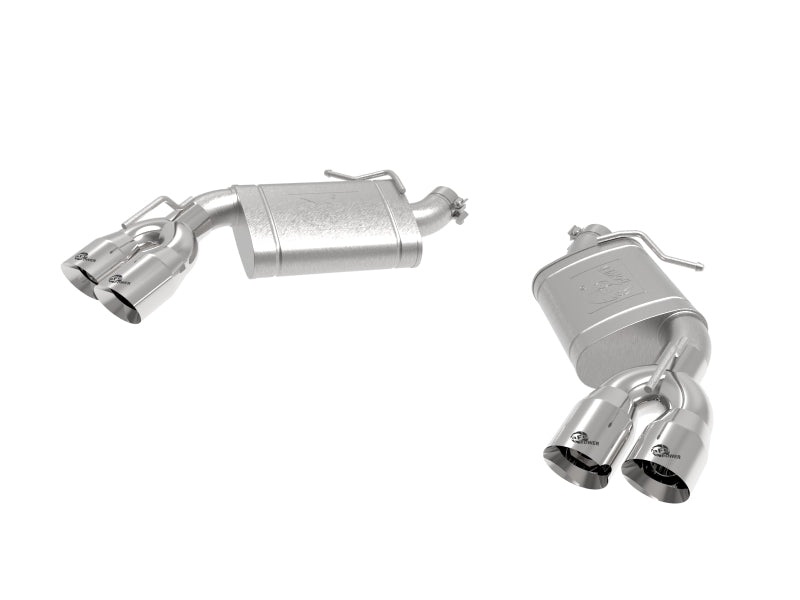 aFe Power MACH Force-Xp 2-1/2in 409 Stainless Steel Axle-Back Exhaust aFe Power MACH Force-Xp 2-1/2in 409 Stainless Steel Axle-Back Exhaust
