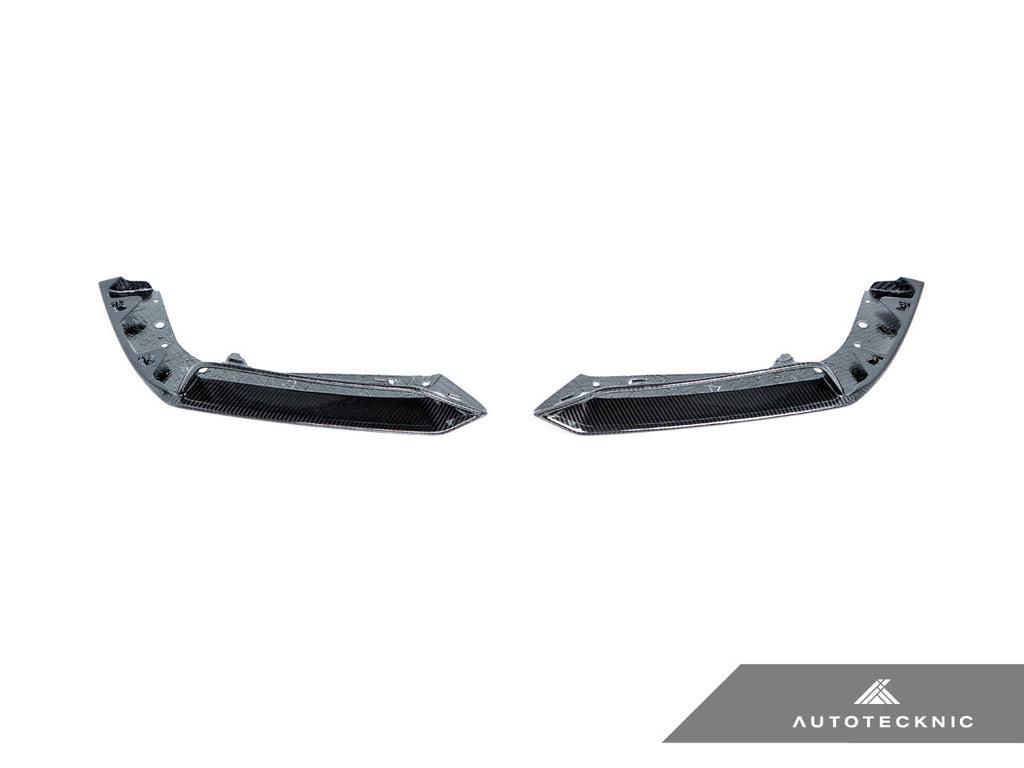 AutoTecknic Performance Dry Carbon Splitter Set - F95 X5M - AutoTecknic USA