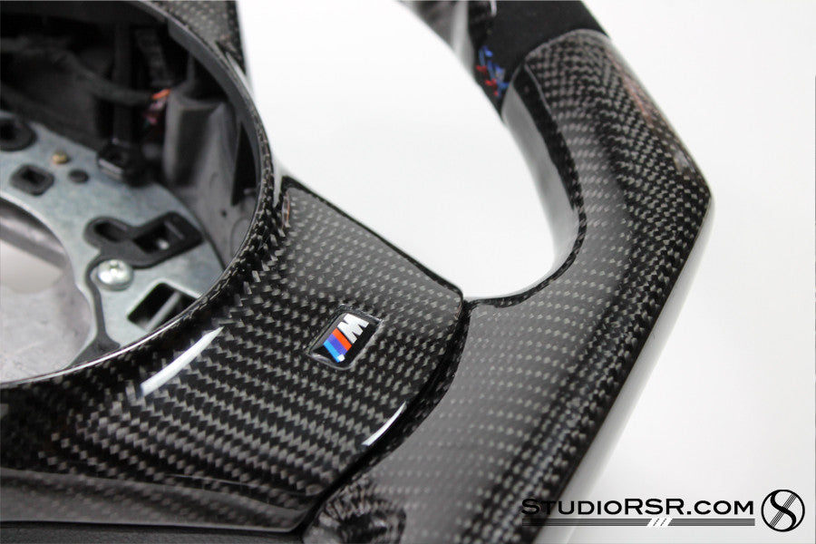 BMW Carbon Fiber Steering wheel for E60 M5 / E63 M6 - Interior - Studio RSR - 4