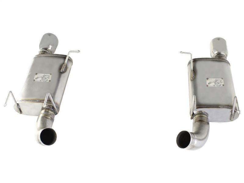 aFe MACHForce XP Exhaust 11-14 Ford Mustang GT V8-5.0L 3in. SS Axle-Back w/Polished Tips