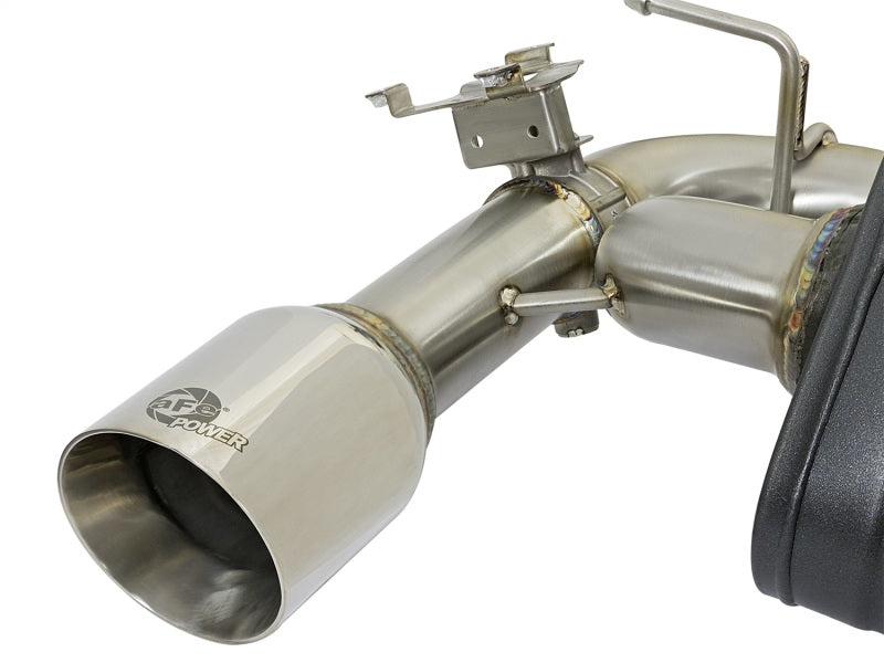 aFe MACHForce XP Exhausts Axle-Back 12-15 BMW 335i 3.0T (SS w/Polished Tips)