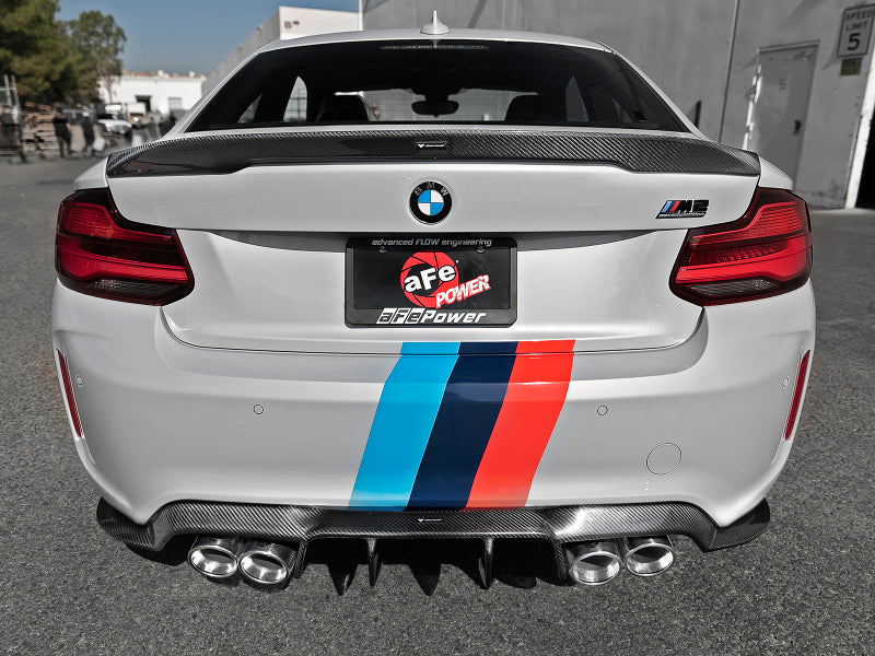 aFe MACHForce XP Exhausts Cat-Back SS 19-21 BMW M2 Competition L6-3.0L w/Polished Tips