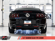 Load image into Gallery viewer, AWE Tuning S197 Mustang GT Axle-back Exhaust - Touring Edition (Diamond Black Tips)