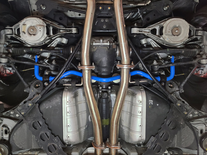 aFe 09-20 Nissan 370Z V6-3.7L Front and Rear Control Sway Bar Set - Blue
