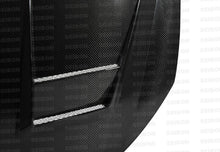 Load image into Gallery viewer, Seibon 10-11 VW Golf GTI 5K/MK6 DV Carbon Fiber Hood w/ Shaved Emblem