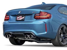 Load image into Gallery viewer, aFe MACHForce XP 3in - 2 1/2in Axle Back 304SS Exhaust w/ Carbon Fiber Tips 16-17 BMW M2 (f87)