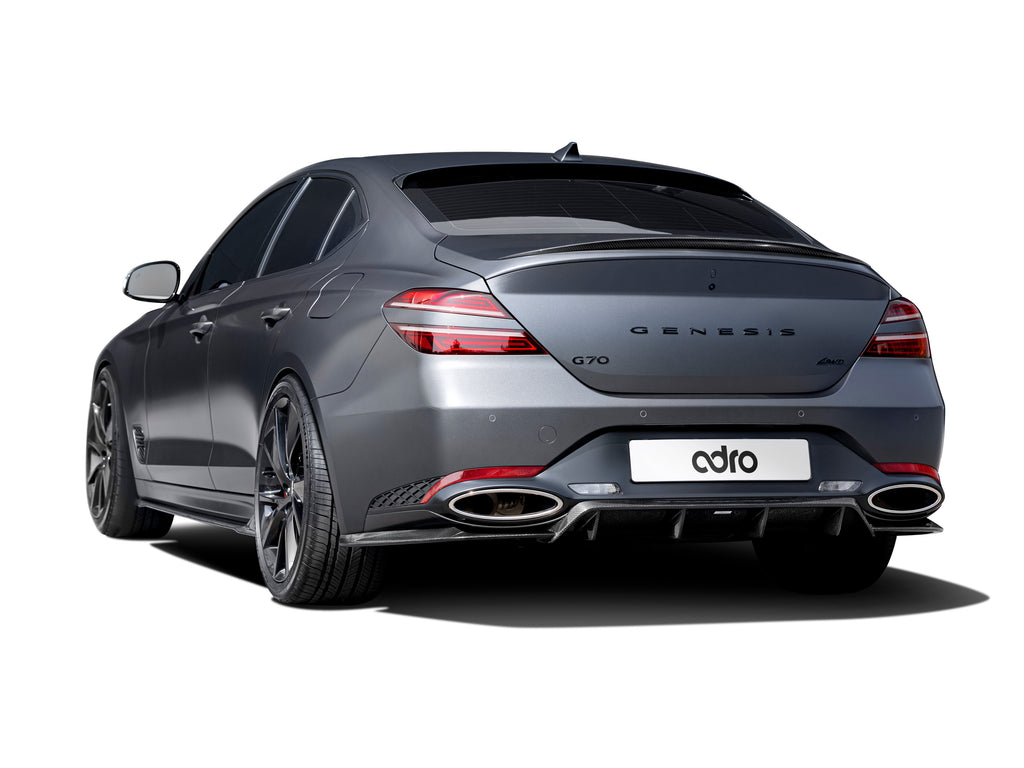 2022+ Genesis G70 Facelift Carbon Fiber Rear Diffuser - ADRO