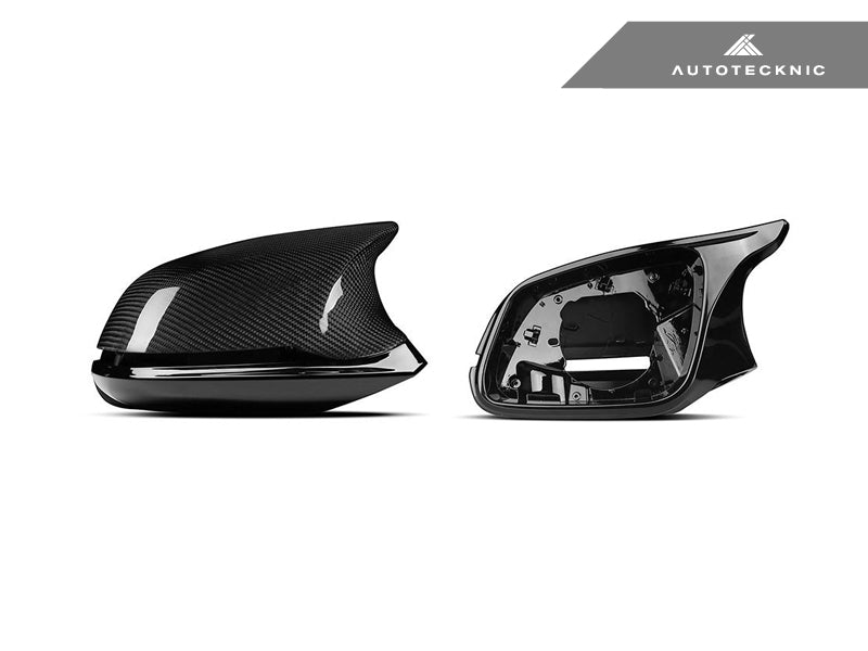 AutoTecknic Version III M-Inspired Dry Carbon Mirror Housing Kit - F22 2-Series | F30 3-Series | F32 4-Series | F87 M2 - AutoTecknic USA