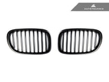 AutoTecknic Replacement Stealth Black Front Grilles - F01/ F02 7-Series LCI