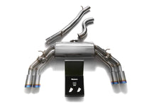 Load image into Gallery viewer, ARMYTRIX Stainless Steel Valvetronic Catback Exhaust System Quad Blue Coated Tips Audi TTS Quattro MK3 8S 2.0 TFSI 2015-2020