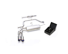 ARMYTRIX Stainless Steel Valvetronic Exhaust System Dual Blue Coated Tips Audi A3 Sportback 8V 2013-2018