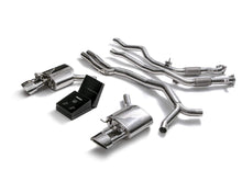 Load image into Gallery viewer, ARMYTRIX Stainless Steel Valvetronic Catback Exhaust System Dual Chrome Silver Tips Audi RS4 B9 | RS5 B9 2.9 V6 Turbo 2017-2020