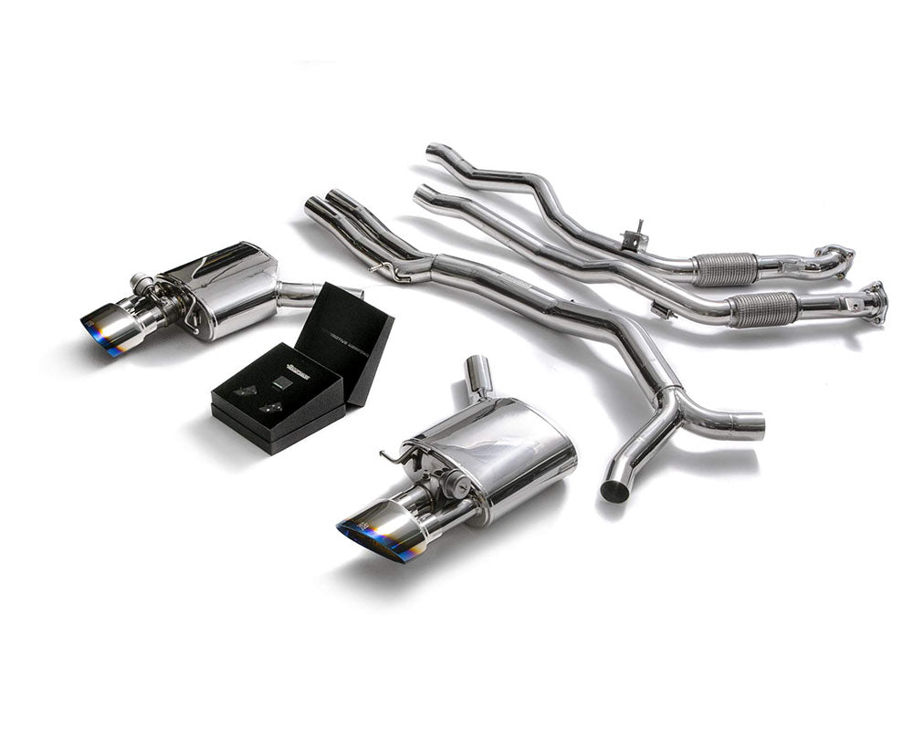 ARMYTRIX Stainless Steel Valvetronic Catback Exhaust System Dual Blue Coated Tips Audi RS5 B9 Coupe 2.9 V6 Turbo 2017-2020