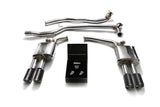 ARMYTRIX Stainless Steel Valvetronic Catback Exhaust System Quad Carbon Tips Audi A5 | A5 Quattro 202008-202015