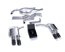 Load image into Gallery viewer, ARMYTRIX Stainless Steel Valvetronic Exhaust System w/Quad Carbon Tips Audi A7 C8 2018+