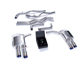 ARMYTRIX Stainless Steel Valvetronic Exhaust System w/Quad Blue Coated Audi A7 C8 2018+