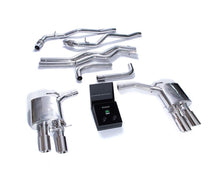 Load image into Gallery viewer, ARMYTRIX Stainless Steel Valvetronic Exhaust System w/Quad Chrome Silver Audi A7 C8 2018+