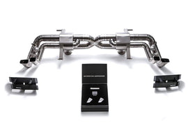 ARMYTRIX Titanium Valvetronic Exhaust System Dual Carbon Tips Audi R8 V10 5.2L FSI 2016-2020
