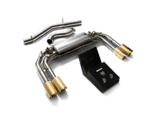 Load image into Gallery viewer, ARMYTRIX Stainless Steel Valvetronic Catback Exhaust System Quad Gold Tips Audi S3 8V Sportback 2013-2020